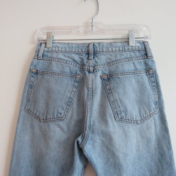 COPY - SABLYN Sammy Straight Leg High Rise Jeans in Azure Light Wash - Size 28 - Picture 14 of 16